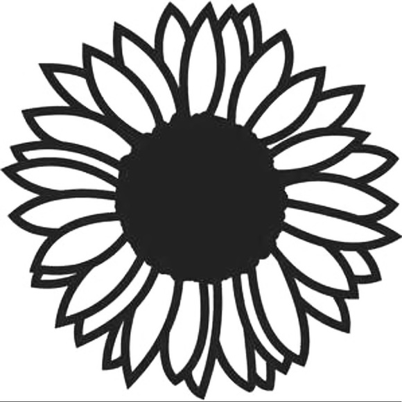 Sunflower vinyl decal - Picture 1 of 2